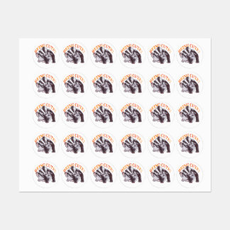 BADGER BEING CUTE LABELS