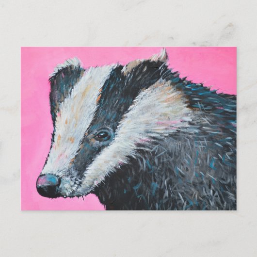 Badger Briefkaart (Voorkant)