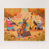 Badger, Buck en Eagle Forest Band Puzzle Legpuzzel (Horizontaal)