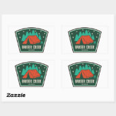 Badger Creek Wilderness Oregon Camping Rechthoekige Sticker (Vel)