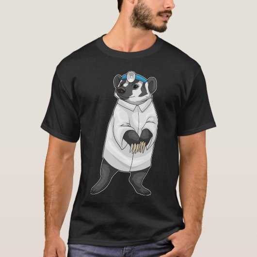 Badger Doctor's jas T-shirt (Voorkant)