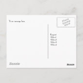 Badger familie in bosrijke omgeving Dank U Briefkaart (Achterkant)