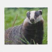 Badger Fleece Blanket (Voorkant (Horizontaal))
