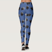 Badger Frenzy Leggings (blauw) (Achterkant)