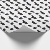 Badger Frenzy Wrapping Paper (Kies Kleur) Cadeaupapier (Hoek)