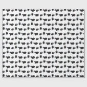 Badger Frenzy Wrapping Paper (Kies Kleur) Cadeaupapier (Vlak)