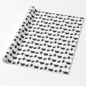 Badger Frenzy Wrapping Paper (Kies Kleur) Cadeaupapier (Uitgerold)