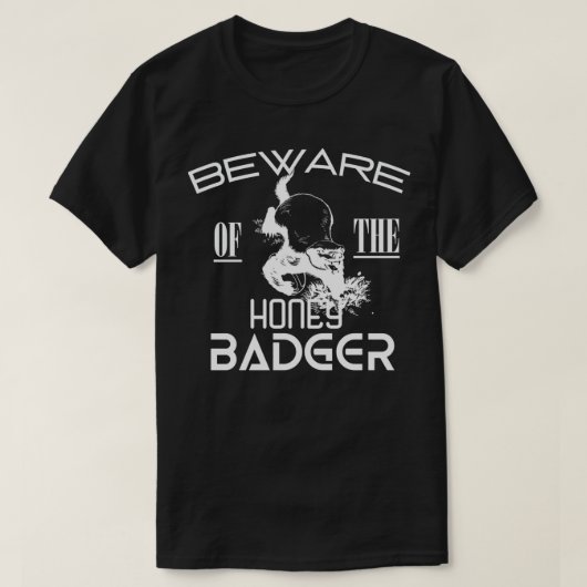 Badger Honey Badger Forest Animal Gift 18 T-shirt (Design voorkant)