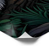 Badger in Enchanted Forest Perfect Poster (Hoek)