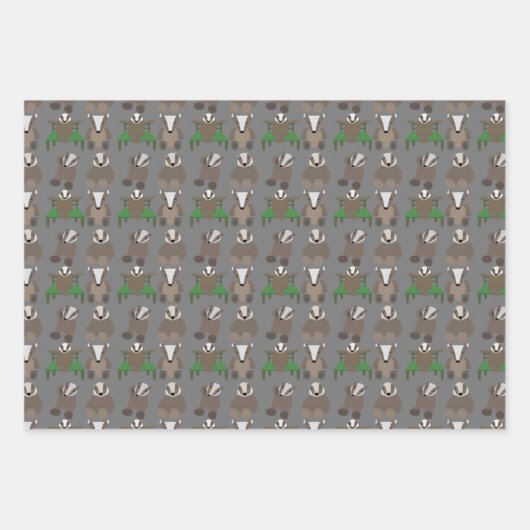 Badger Inpakpapier Vel (Voorkant)