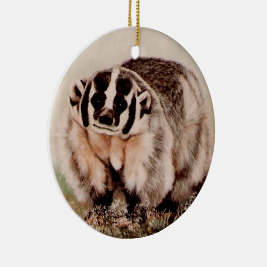 Badger Keramisch Ornament (Rechts)