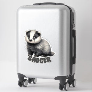 BADGER - KINDERKAMER STICKER