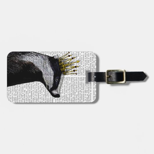 Badger King Bagagelabel (Voorkant horizontaal)