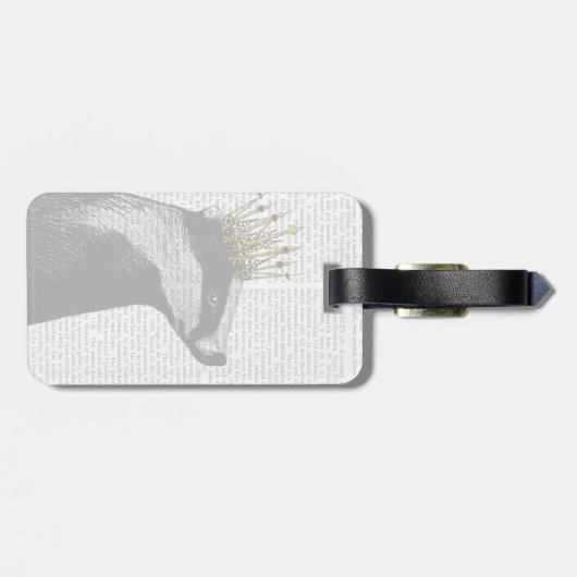 Badger King Bagagelabel (Achterkant horizontaal)