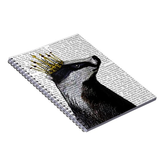 Badger King Notitieboek (Rechterzijde)