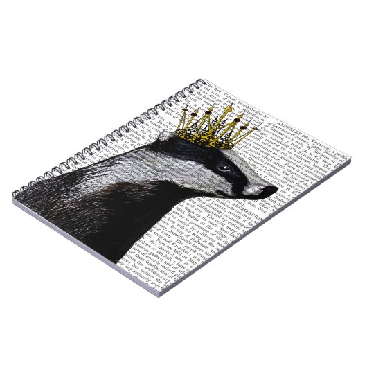 Badger King Notitieboek (Linkerzijde)