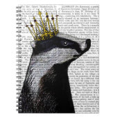 Badger King Notitieboek (Voorkant)