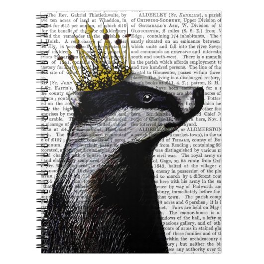Badger King Notitieboek (Voorkant)