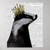 Badger King Poster (Voorkant)