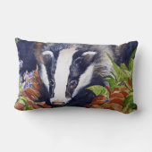 Badger kussens originele kunstkunst (Achterkant)