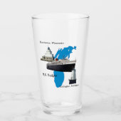 Badger Lake Michigan Glas (Voorkant)