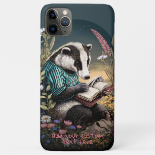 Badger Lees Boek Wildflower Cottagecore Custom Case-Mate iPhone Case