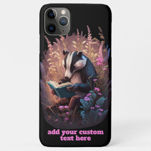 Badger Lees Boek Wildflower Cottagecore Custom Case-Mate iPhone Case