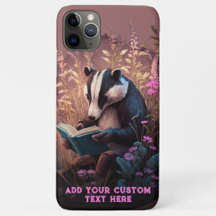 Badger Lees Boek Wildflower Cottagecore Custom Case-Mate iPhone Case