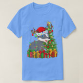 Badger Lighting Xmas - kerstboom - kerstman T-shirt (Design voorkant)