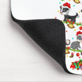 Badger Lights Xmas Santa Badger Christmas Tree  Muismat (Hoek)