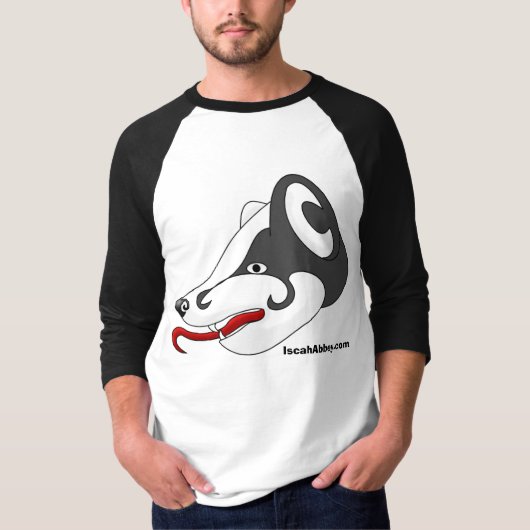 Badger Logo, IscahAbbey.com T-shirt (Voorkant)