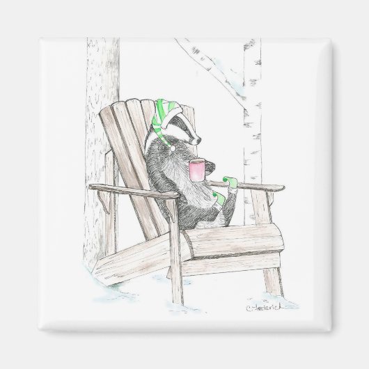 badger magneet (Voorkant)