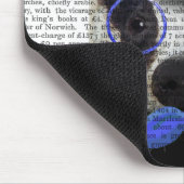 Badger met Blue Top Hat en Mustache Muismat (Hoek)