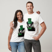 Badger met Green Top Hat en Mustache (Unisex)