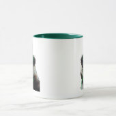 Badger met Green Top Hat en Mustache Mok (Midden)