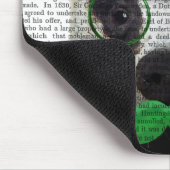 Badger met Green Top Hat en Mustache Muismat (Hoek)