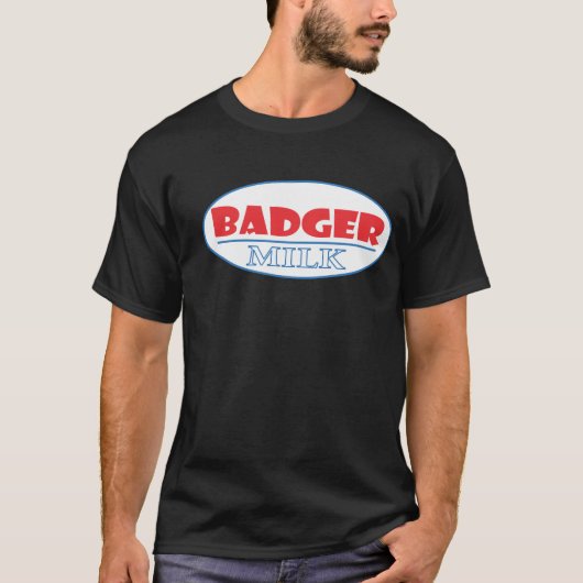 Badger Milk T-shirt (Voorkant)
