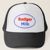 Badger Milk Trucker Hat Trucker Pet (Voorkant)