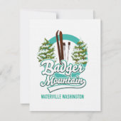 Badger Mountain Waterville Washington Ski logo (Voorkant)