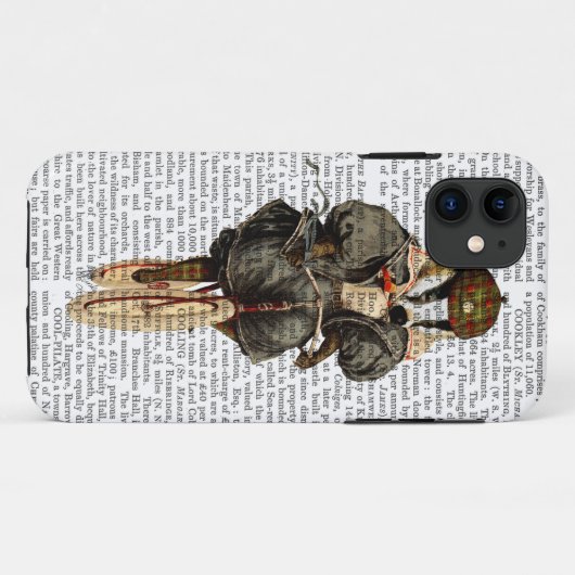 Badger op fiets Case-Mate iPhone case (Achterkant (horizontaal))