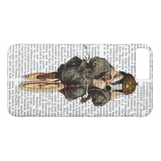 Badger op  fiets Case-Mate iPhone case (Achterkant (Horizontaal))