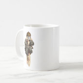 Badger op  fiets koffiemok (Voorkant links)