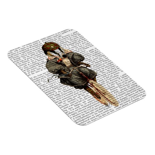 Badger op fiets magneet (Rechterzijde)