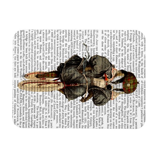 Badger op fiets magneet (Horizontaal)