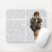 Badger op  fiets muismat (Met muis)