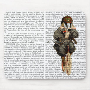 Badger op  fiets muismat