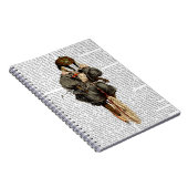 Badger op  fiets notitieboek (Rechterzijde)