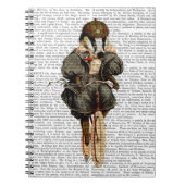 Badger op fiets notitieboek (Voorkant)