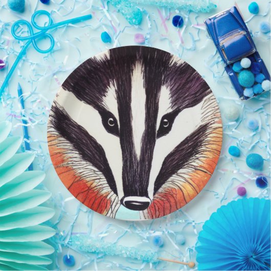 Badger Papieren Bordje (Feest)