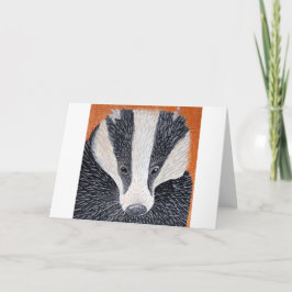 Badger print. kaart